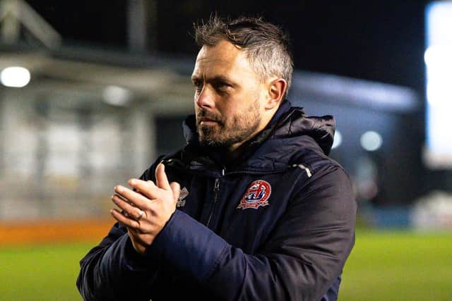 AFC Fylde head coach Craig Mahon Photo: Steve McLellan