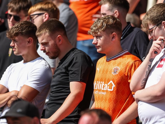 Seasiders supporters showed their support in the sun for Richard Keogh's side.