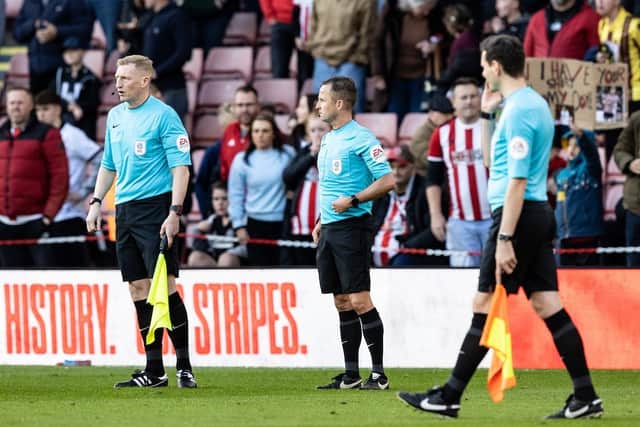 Referee David Webb submitted his official reports to the FA