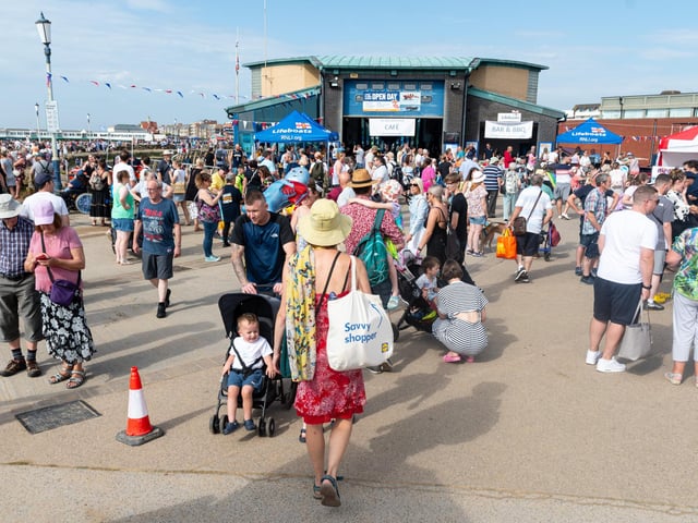 Lytham St Annes RNLI open day attracted hundreds of visitors. Photo: Kelvin Lister-Stuttard