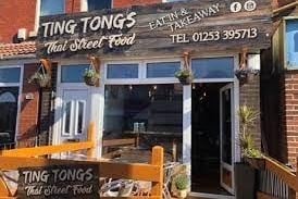 Ting Tongs Thai Street Food at 392 Talbot Road, Blackpool  is a takeaway rather than  restaurant but is included thanks to its excellent reviews.