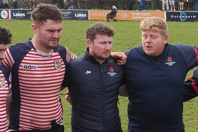 Lancashire boss Alex Loney (right) has led his side to another Twickenham final Photo: Chris Farrow/Fylde RFC