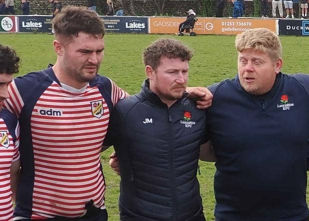 Lancashire boss Alex Loney (right) has led his side to another Twickenham final Photo: Chris Farrow/Fylde RFC