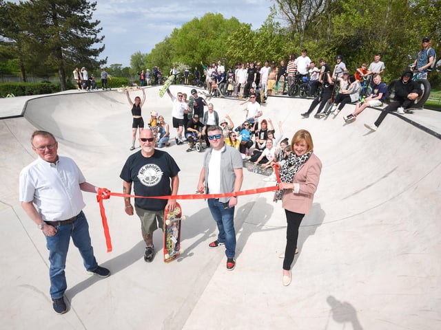 Opening of the new skate park in Stanley Park