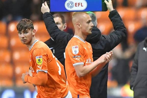 Holmes has come off the bench in each of Blackpool's last three games