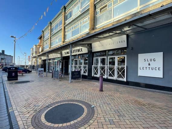 The Slug and Lettuce venue on Queen Street, Blackpool, up for auction this month with BTG Eddisons Property Auctions