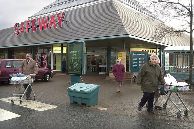 This is now Morrisons but back in the 90s and early 00s it was Safeway - remember Safeway's green boxes which you used to pack your shopping in? And the offers, always plenty of 3 for 2's