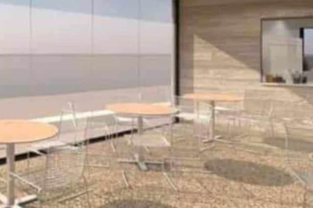 Interior hot of the new hybrid-kiosk