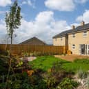 BM - The show home gardens at Brun Lea Heights in Burnley