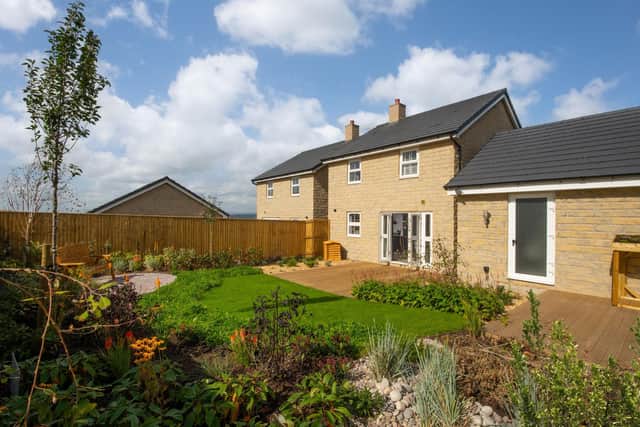 BM - The show home gardens at Brun Lea Heights in Burnley