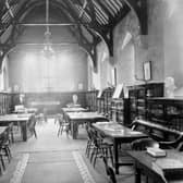 Rossall School Sumner Libary in 1915