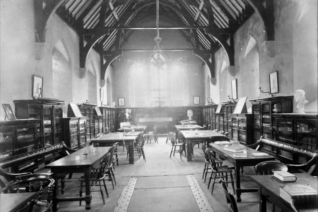 Rossall School Sumner Libary in 1915