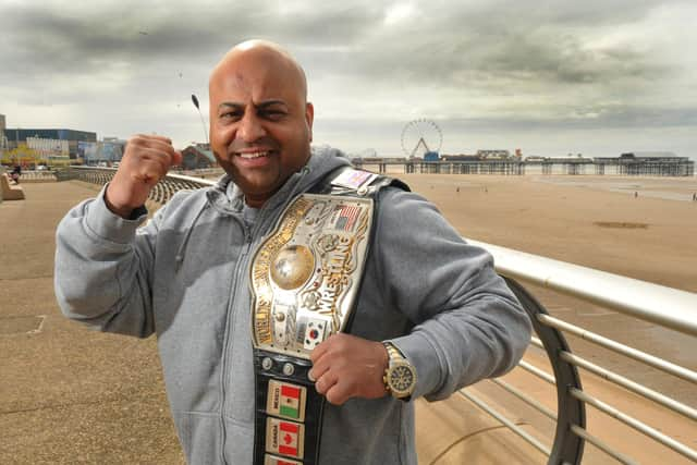 Shak Khan still holds the title of wrestling champion for the Middle East, Kashmir, and Pakistan despite retiring in 2017. Picture: Neil Cross.