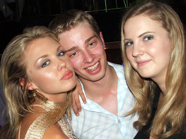 Club Sanuk opening Carla Rademan, James Geer and Fiona Johnston