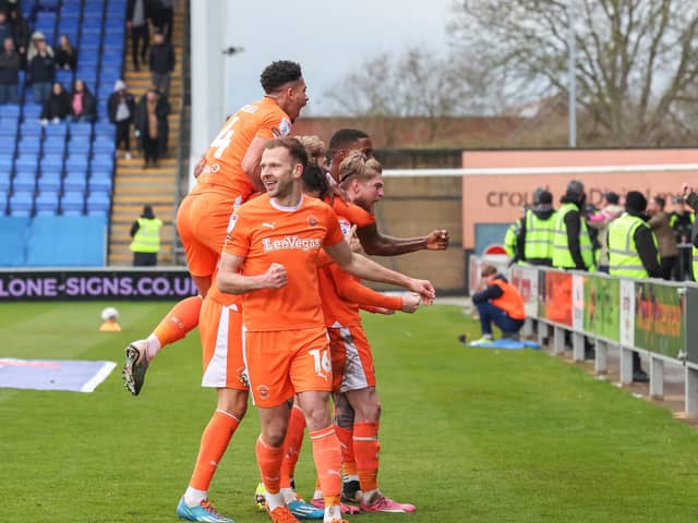 Blackpool overcame Shrewsbury Town