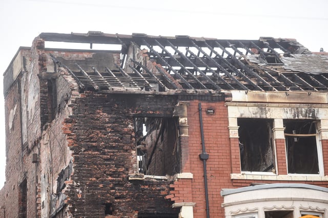 The latest fire left the former hotel building a shell of what it once was.