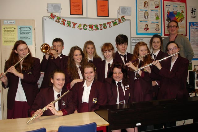 Musicians from Montgomery High School performed Christmas concerts around the Fylde Coast