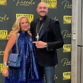 Paris and Tyson Fury at the launch of a new Furocity flavour in August, 2023. Credit: Paris Fury on Instagram