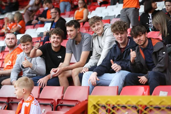 Blackpool fans have been getting behind their team away from home so far this season.
