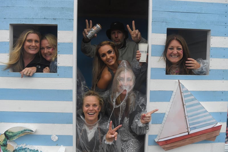 Friday night at Lytham Festival: crowds were in good spirits in spire of the rain