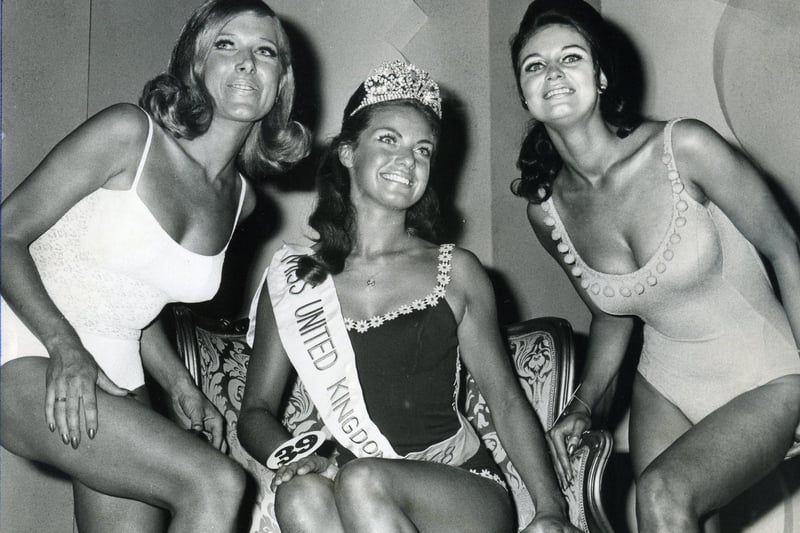 Plenty of other events were staged there including Miss United Kingdom final, 1968. Pictured are Lisa Robertshaw, Kathleen Winstanley and Marie Smith