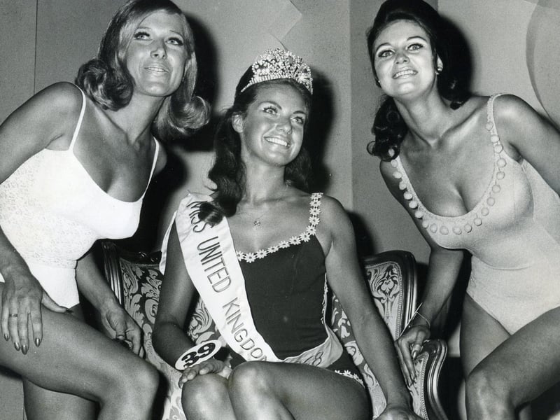 Plenty of other events were staged there including Miss United Kingdom final, 1968. Pictured are Lisa Robertshaw, Kathleen Winstanley and Marie Smith