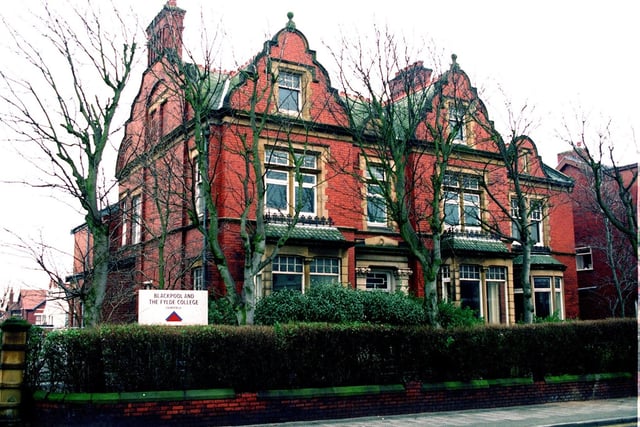 The long-demolished Courtfield building at the junction of Hornby Road and Park Road Blackpool