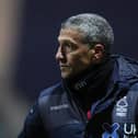Chris Hughton has been sacked by Nottingham Forest following their 2-0 defeat to Middlesbrough on Wednesday. (Photo by Alex Livesey/Getty Images)