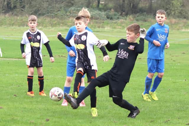 The Kirkham Junior Yellows and Poulton Town Pumas U10s have progressed this season Picture: Karen Tebbutt