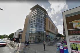 Morecambe Travelodge where a YouTube filmed himself lift surfing. Photo: Google Street View.