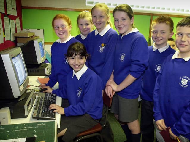 Pupils at St Cuthbert's Catholic Primary School took part in a newspaper day
