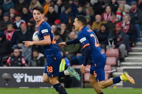 Patino ensured a nervy finish when he pulled a goal back