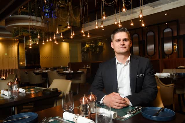 The Grosvenor Casino in Blackpool has had a refurb including a new restaurant called The Upper Deck. Pictured is general manager Nik MacFadden.