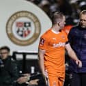 Shayne Lavery is one of several injured players for Blackpool. The Tangerines will have to do without the Northern Ireland striker against Portsmouth. (Photographer Andrew Kearns / CameraSport)