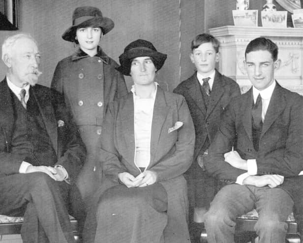 The Clifton in 1925. John Talbot, Daffodil, Violet, Michael and Harry