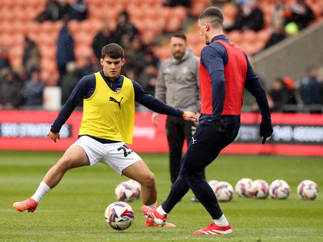 Rob Apter was bright during the first half in particular with some good balls into the box for his teammates to attack.