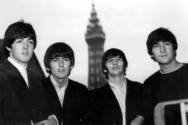 One of our most recognised stock photos which show The Fab Four, clearly in Blackpool