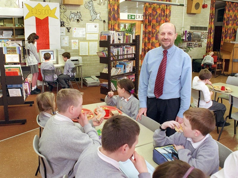 Larkholme Primary School headteacher John Goodhew in 2000