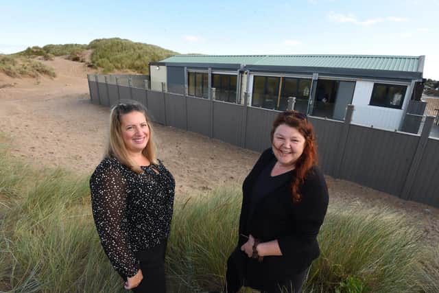 Charlotte Eunson (left) and Linda Bloor have opened the new beach cafe called the Beachcomber at the North Beach Wind Sports Centre off Clifton Drive North in St Annes