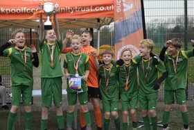 Norbreck Primary Academy will represent Blackpool FC in the EFL U11 Kids Cup regional finals after victory at Stanley Park Picture: Blackpool FC Community Trust