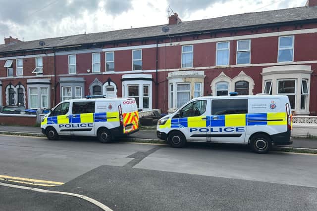 Police in rooftop stand-off with man in Blackpool