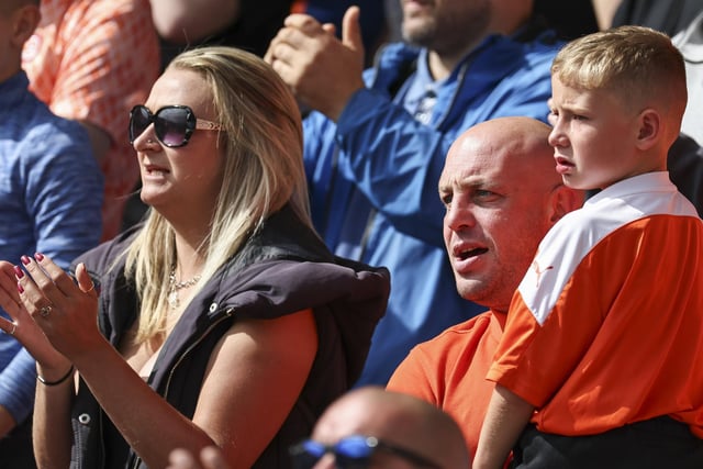 Blackpool fans have got behind the Seasiders at Bloomfield Road so far this season.