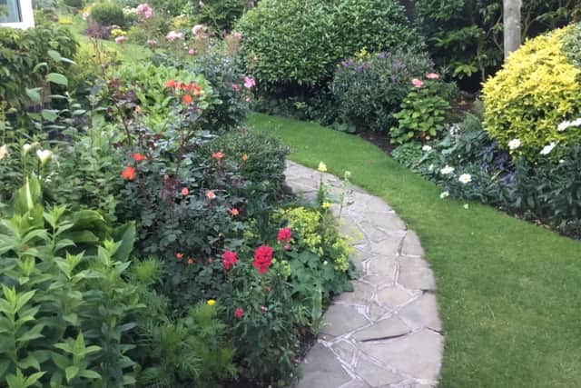 Elizabeth Frazer's garden really impressed Paul Maynard MP.
