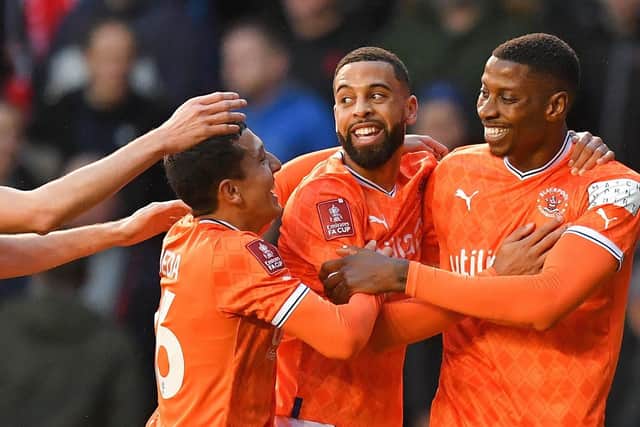 Blackpool defeated Nottingham Forest in the FA Cup third round a year ago Picture: Dave Howarth/Camerasport
