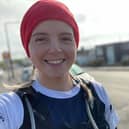 Star Bickerstaff, 29-years-old, from St Annes, on her 103-mile run to Blind Veterans UK’s Llandudno Centre of Wellbeing