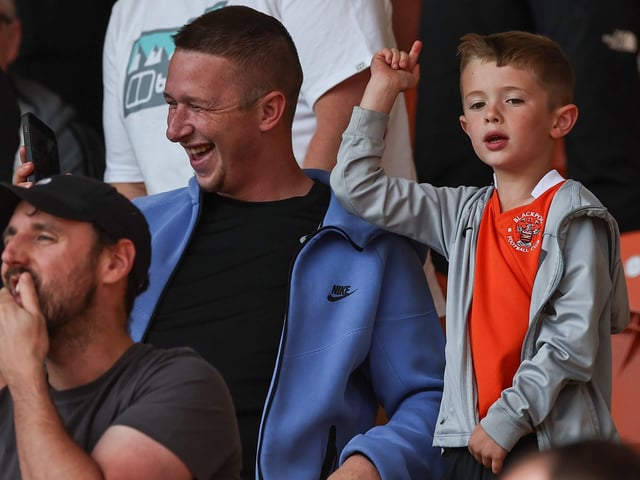 Seasiders supporters showed their support in the sun for Richard Keogh's side.