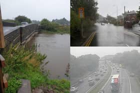 Heavy rain battered Lancashire this weekend