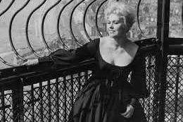 In 1956 Kim Novak, who the year before had played Frank Sinatra's sultry ex-girlfriend in hit film The Man with the Golden Arm, was photographed at the top of Blackpool Tower.
There appear to be no reports explaining why the glamorous actress, who went on to become an even bigger star in 1958 when she took the lead in Alfred Hitchcock's thriller Vertigo, was in the resort at all.