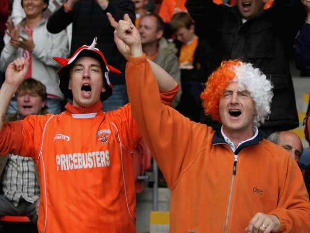 Blackpool fans.