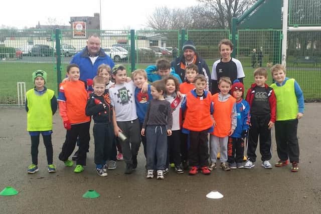 A junior taster session at Blackpool Stanley RL, which has received a £10,000 grant to boost the sport